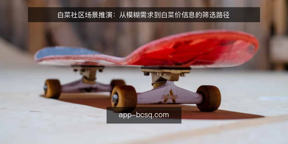 白菜社区场景推演:从模糊需求到白菜价信息的筛选路径 — 场景设定:一个采购员的日常需求 配图